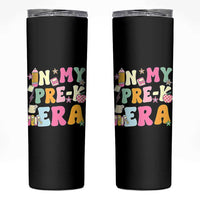 In My Pre-K Era Skinny Tumbler Girl Back To School Cute PreSchool Teacher - Wonder Print Shop