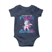 Funny Back To School 1st Grade Baby Onesie First Grade Unicorn Girls - Wonder Print Shop