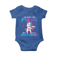 Funny Back To School 1st Grade Baby Onesie First Grade Unicorn Girls - Wonder Print Shop