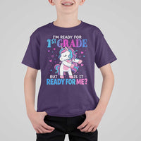 Funny Back To School 1st Grade T Shirt For Kid First Grade Unicorn Girls - Wonder Print Shop