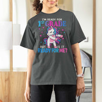 Funny Back To School 1st Grade T Shirt For Women First Grade Unicorn Girls - Wonder Print Shop