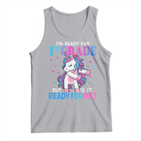 Funny Back To School 1st Grade Tank Top First Grade Unicorn Girls - Wonder Print Shop