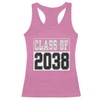Class of 2038 Racerback Tank Top Grow With Me To Graduation - Wonder Print Shop