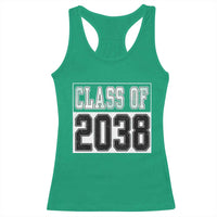 Class of 2038 Racerback Tank Top Grow With Me To Graduation - Wonder Print Shop