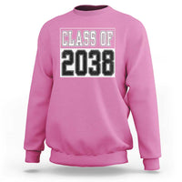 Class of 2038 Sweatshirt Grow With Me To Graduation - Wonder Print Shop
