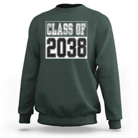Class of 2038 Sweatshirt Grow With Me To Graduation - Wonder Print Shop