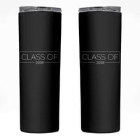 Class of 2037 Skinny Tumbler Grow With Me First Day of School Graduation Gift - Wonder Print Shop