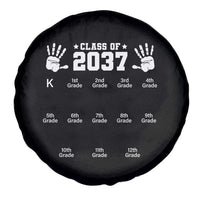 Class of 2037 Grow With Me Spare Tire Cover Handprint K to 12th Grade Graduation - Wonder Print Shop