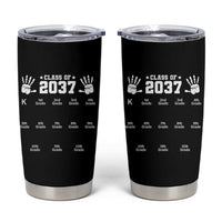Class of 2037 Grow With Me Tumbler Cup Handprint K to 12th Grade Graduation - Wonder Print Shop