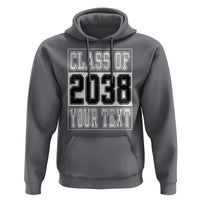 Personalized Class of 2038 Hoodie Custom Name Grow With Me To Graduation - Wonder Print Shop