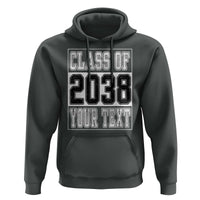 Personalized Class of 2038 Hoodie Custom Name Grow With Me To Graduation - Wonder Print Shop