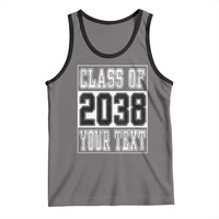 Personalized Class of 2038 Tank Top Custom Name Grow With Me To Graduation - Wonder Print Shop