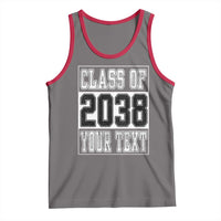 Personalized Class of 2038 Tank Top Custom Name Grow With Me To Graduation - Wonder Print Shop