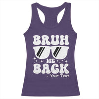 Personalized Back To School Racerback Tank Top Custom Name Happy First Day Of School TS10