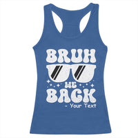 Personalized Back To School Racerback Tank Top Custom Name Happy First Day Of School TS10