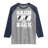 Personalized Back To School Raglan Shirt Custom Name Happy First Day Of School TS10