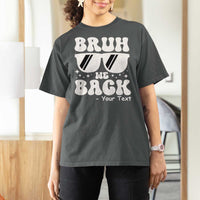 Personalized Back To School T Shirt For Women Custom Name Happy First Day Of School TS10