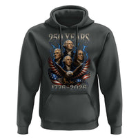 Founding Fathers USA 250th Anniversary Hoodie Vintage 250 Years 1776 2026 Patriotic Eagle American Flag