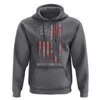 Bigfoot Sasquatch USA 250th Anniversary Hoodie Retro Bigfoot Saw It All 250 Years 1776 2026 4th of July