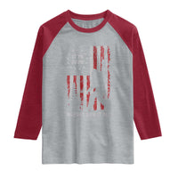 Bigfoot Sasquatch USA 250th Anniversary Raglan Shirt Retro Bigfoot Saw It All 250 Years 1776 2026 4th of July