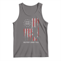 Bigfoot Sasquatch USA 250th Anniversary Tank Top Retro Bigfoot Saw It All 250 Years 1776 2026 4th of July