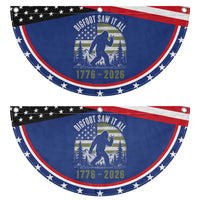 Retro Bigfoot Saw It All USA 250th Anniversary Patriotic Fan Flag 250 Years 1776 2026 4th of July Sasquatch Flag