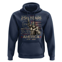 Bigfoot Sasquatch USA 250th Anniversary Hoodie Retro 250 Years 1776 2026 4th of July Independence Day