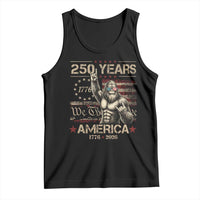 Bigfoot Sasquatch USA 250th Anniversary Tank Top Retro 250 Years 1776 2026 4th of July Independence Day
