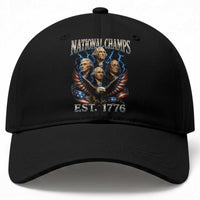 Founding Fathers USA 250th Anniversary Baseball Cap Vintage National Champions 250 Years Patriotic American Flag