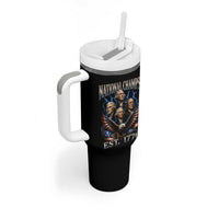 Founding Fathers USA 250th Anniversary Tumbler With Handle Vintage National Champions 250 Years Patriotic American Flag