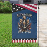 Founding Fathers USA 250th Anniversary Patriotic Garden Flag Vintage National Champions 250 Years American Flag