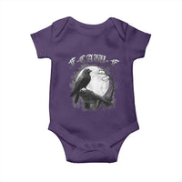 Black Crow F-Caw-F Baby Onesie Funny Raven Moon Gothic Adult Humor - Wonder Print Shop