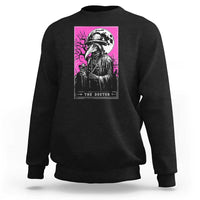 Plague Doctor Tarot Card Sweatshirt Mysterious Horror Death Occult Satanic - Wonder Print Shop