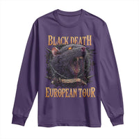 Black Death European Tour Long Sleeve Shirt Plague Rat Medieval History Alternative Art - Wonder Print Shop