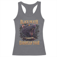 Black Death European Tour Racerback Tank Top Plague Rat Medieval History Alternative Art - Wonder Print Shop