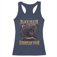 Black Death European Tour Racerback Tank Top Plague Rat Medieval History Alternative Art - Wonder Print Shop