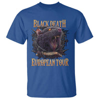 Black Death European Tour T Shirt Plague Rat Medieval History Alternative Art - Wonder Print Shop