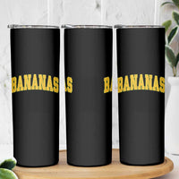 Funny Retro Bananas Skinny Tumbler Vintage Banana Gifts Yellow Varsity - Wonder Print Shop