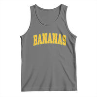 Funny Retro Bananas Tank Top Vintage Banana Gifts Yellow Varsity - Wonder Print Shop