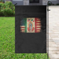 American Mexican Flag Garden Flag Virgin Mary Mexico Heritage Mexican Roots - Wonder Print Shop