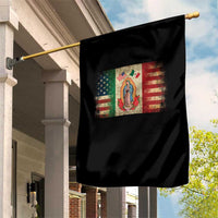 American Mexican Flag Garden Flag Virgin Mary Mexico Heritage Mexican Roots - Wonder Print Shop