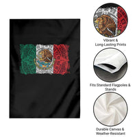 Eagle Mexican Flag Garden Flag Aztecs Mexico Heritage Roots - Wonder Print Shop