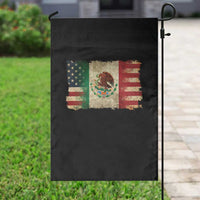 American Mexican Flag Garden Flag Mexico Heritage Mexican Roots - Wonder Print Shop