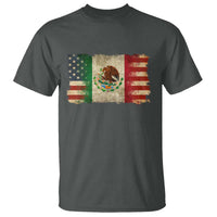American Mexican Flag T Shirt Mexico Heritage Mexican Roots - Wonder Print Shop