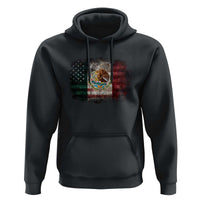 Vintage Mexican Flag Hoodie Eagle Mexico Heritage Mexican Roots - Wonder Print Shop