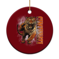 Cincinnati Tiger Ceramic Ornament Bootleg Vintage - Wonder Print Shop