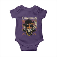 Cincinnati Tiger Baby Onesie Retro Vintage Mascot Sports Fan - Wonder Print Shop
