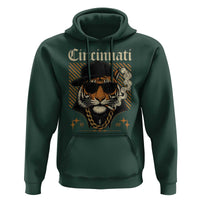 Cincinnati Tiger Hoodie Retro Vintage Mascot Sports Fan - Wonder Print Shop