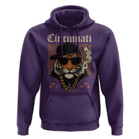 Cincinnati Tiger Hoodie Retro Vintage Mascot Sports Fan - Wonder Print Shop