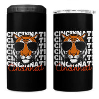 Cincinnati Tiger 4 in 1 Can Cooler Tumbler Retro Vintage Novelty Sports Fan - Wonder Print Shop
